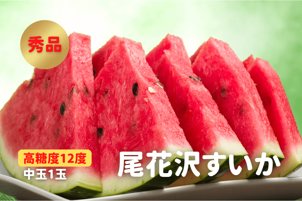尾花沢すいか 秀品 中玉・1玉